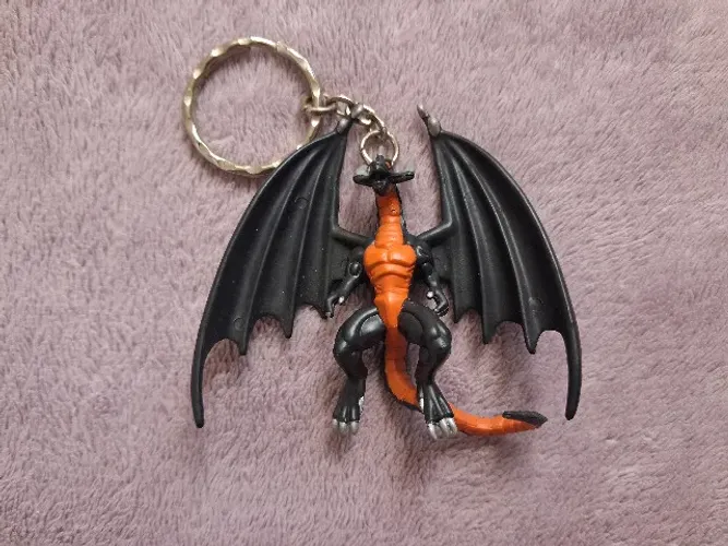 Chaveiro Miniatura Final Fantasy VII do Bahamut, original, Squaresoft, Japão