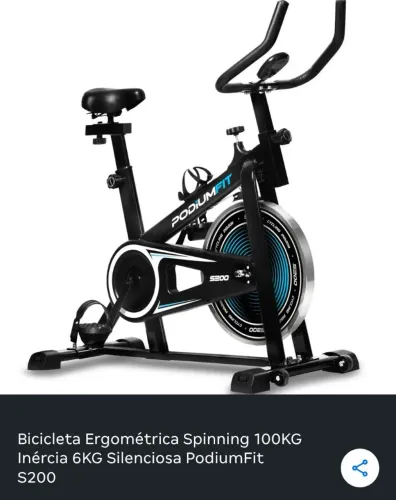 Bicicleta ? ergométrica 100kg