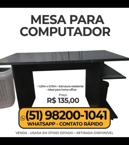 Mesa Computador = R$ 135
