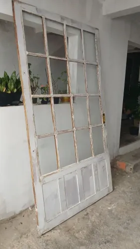Porta de corre maciça, folha 135x240cm