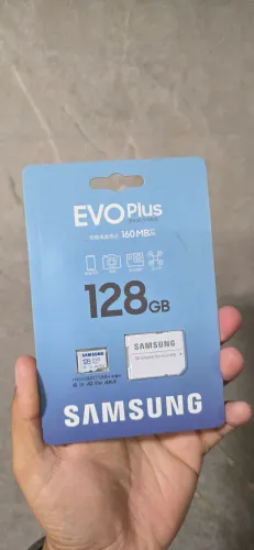 Cartão De Memória Micro SDXC Samsung Evo Plus 128gb + adap ORIGINAL <br>