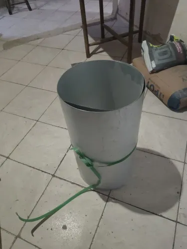 Zinco metálico 5 metros