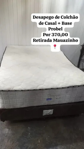 Colchão de Casal + Base Probel Conservada Retirada Mauazinho ?
