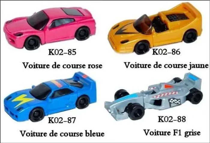Kinder ovo Carros Esportivos