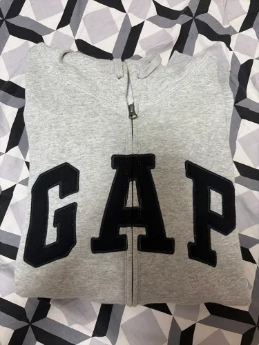 Moleton Cinza, da marca GAP, cinza, tamanho G, usada duas vezes, original e importada 