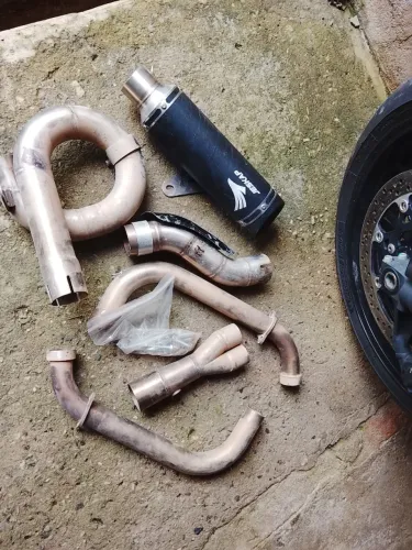Escapamento jeskap r46 full caracol para suzuKi GSX 8 S