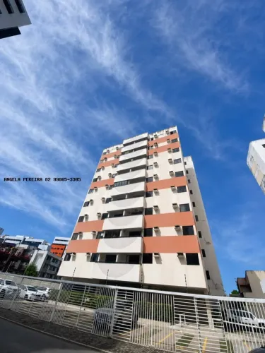 Apartamento para Venda em Maceió, Ponta da Terra, 3 dormitórios, 1 suíte, 2 banheiros, 1 v