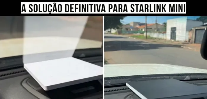 Película Starlink Preto Fosco - Fim do Reflexo no Para-brisa!