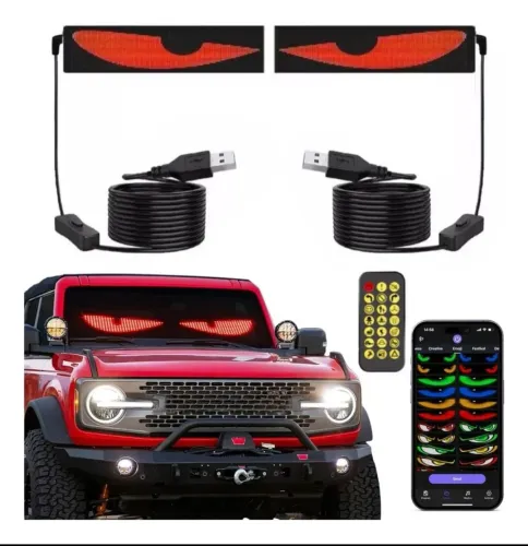Kit 2 telas de led flexíveis 60cm