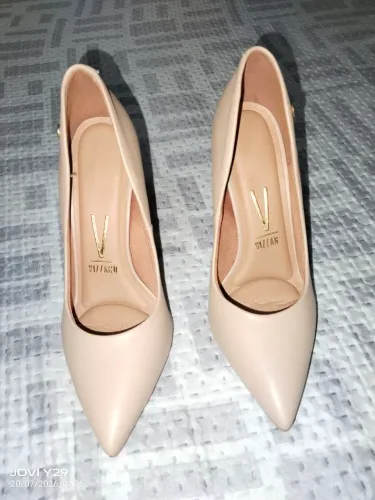 scarpin bege