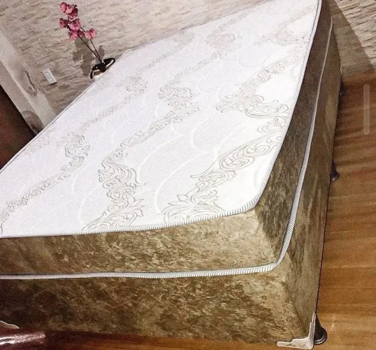 Cama box casal 8d super confortável