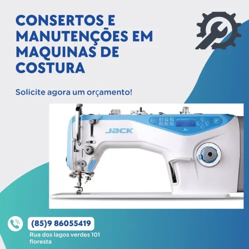 Consertos em máquinas de costura
