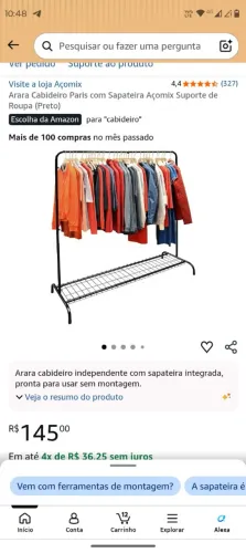 Arará de roupas