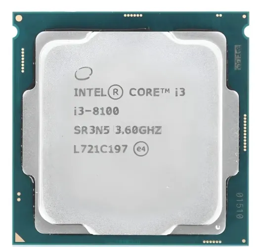 Processador Intel i3 8 geração de pc.