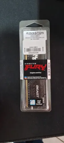 Memória Hyperx 8GB DDR4 3200Mhz FURY Beast Black (LACRADO)