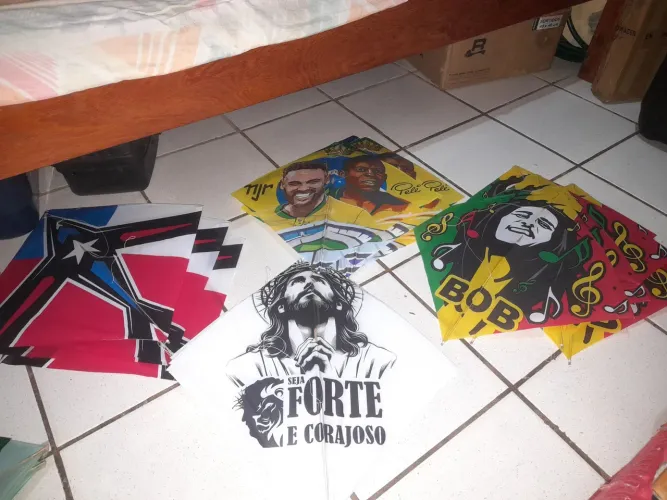 Flexinha personagens plástico 35x35 1,15