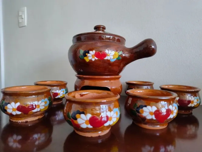 Aparelho de fondue de chocolate e queijo