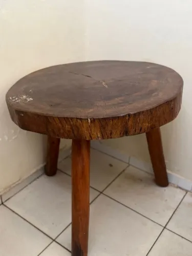 Mesa Madeira Pura Maciça Redonda 30 Anos de História