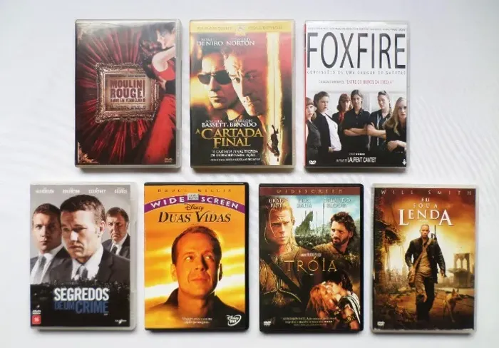 7 DVDS de Filmes dos Anos 2000 - Seminovos e Originais
