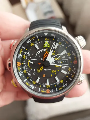 Relógio citizen altichron bn4021 novo sem uso