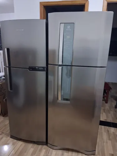GELADEIRA INOX FROST FREE SEMINOVA 