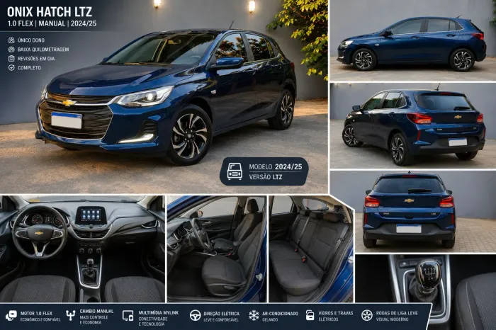 Chevrolet Onix Hatch LT 1.0 12V Flex Mec. 4P 2025