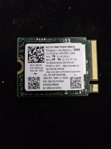 SSD Nvme Dell 128gb