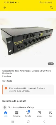 Cubo de contra baixo