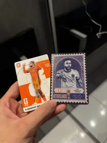 Stamp Card do Memphis Depay (da seleção dos Países Baixos + Card Brinde