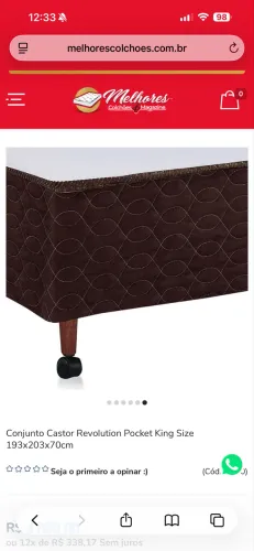 Box de cama queen castor