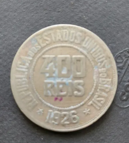 Moeda de 400 reis ( Edição de 1926 1918 e 1938)