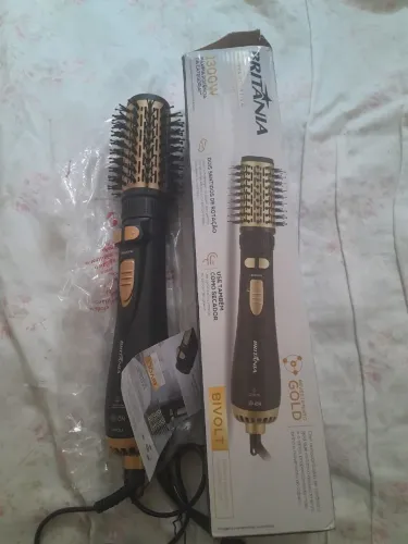 Escova rotativa na caixa