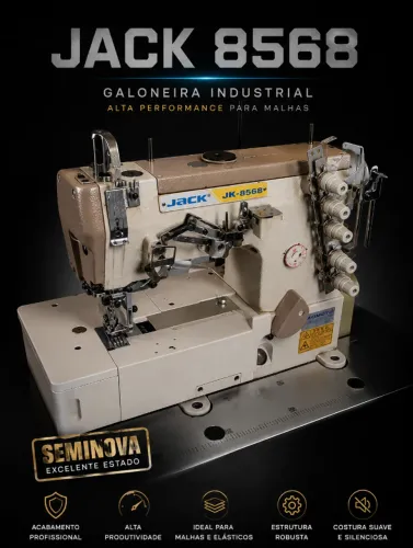 Máquina de Costura Galoneira Jack 8568