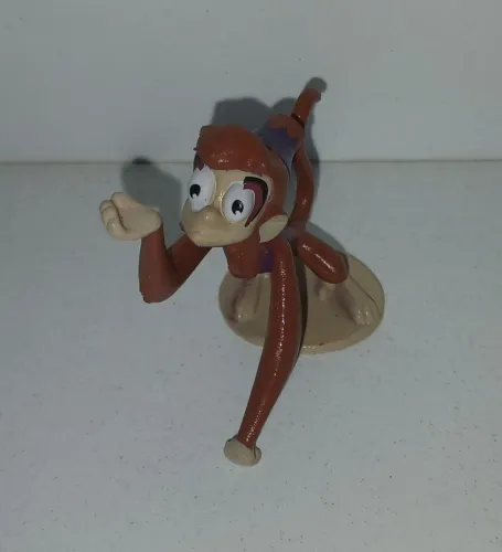 BONECO MINIATURA DISNEY ORIGINAL ABU APU ALADDIN MACACO