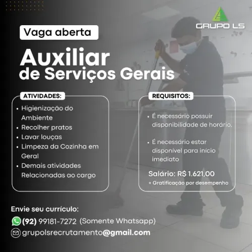 Auxiliar de Serviços Gerais