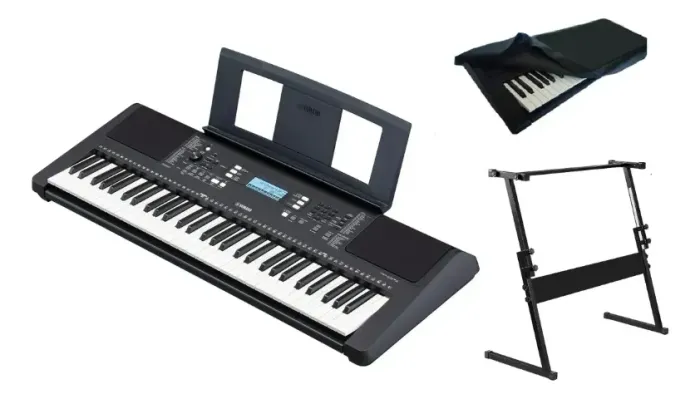 Teclado Musical Yamaha Psr Series Psr-e373 61 Teclas Preto