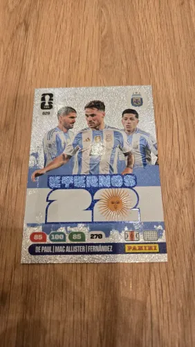 Figurinha Panini Eternos 22 Adrenalyn N 629 Argentina