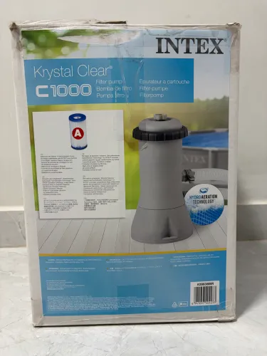 Bomba Filtro Intex Krystal Clear C1000 Para Piscina - Usada/Estado de Nova