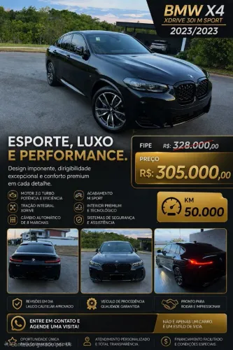 BMW X4 Xdrive 30I M-sport 2.0 TB. 252cv AUT 2023