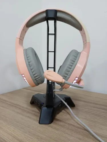 Headset Gamer OEX Pink Fox HS-414 PC