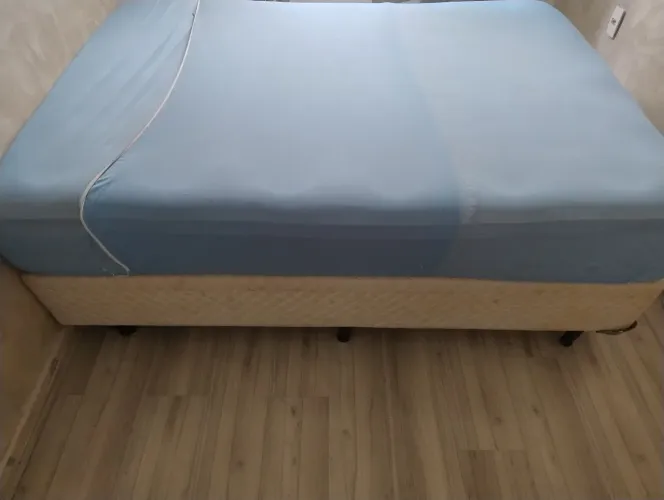 Cama box casal + colchão