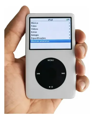 iPod Classic 5ª ger. - 256gb - bateria nova carenagem frontal e tela novas - cabo - capa!