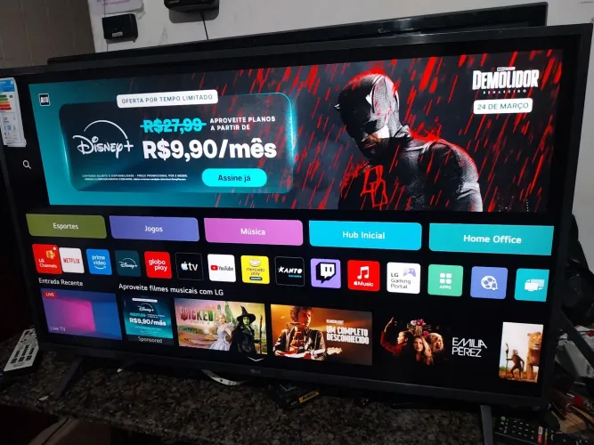 Tv 43 lg smart zero caixa e controle original