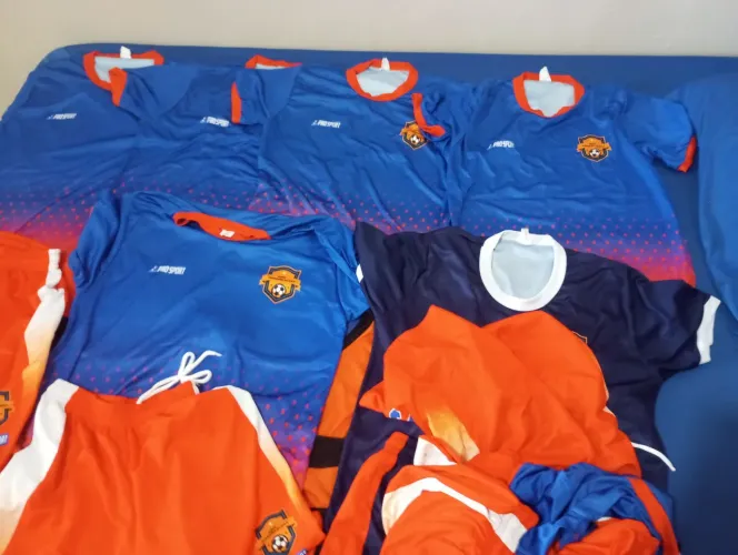 Fardamento para time de futsal