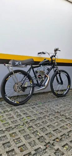 Bicicleta Motorizada Semi Nova 100CC ARO 26