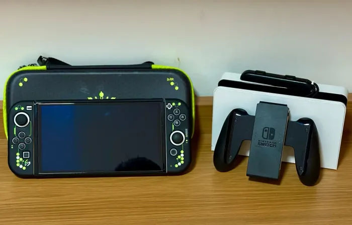 NINTENDO SWITCH OLED DESBLOQUEADO - 256GB | COMPLETO + DIVERSOS JOGOS!