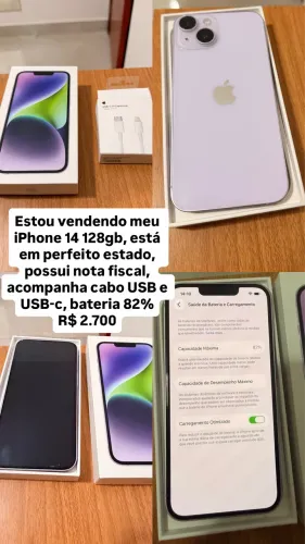 iPhone 14 impecável