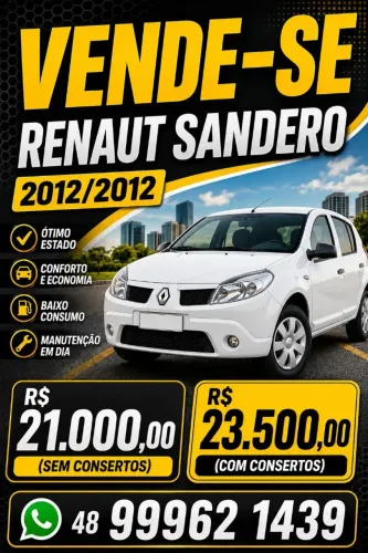 Renault Sandero Expression Hi-flex 1.6 8V 5P 2012