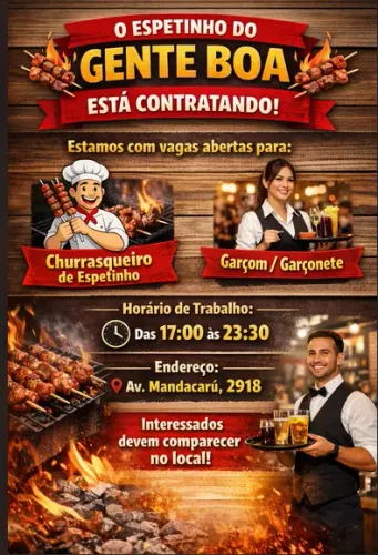 Espetinho contrata