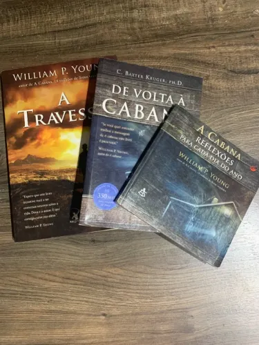 kit 3 livros: de volta a cabana + a travessia + reflexões